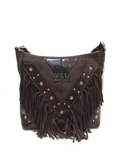 Bolso Hobo Bandolera Victorio & Lucchino Olmo Marrón