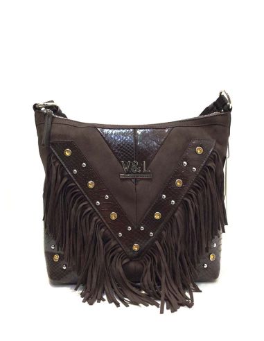 Bolso Hobo Bandolera Victorio & Lucchino Olmo Marrón
