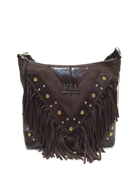 Bolso Hobo Bandolera Victorio & Lucchino Olmo Marrón