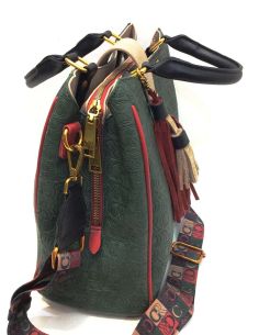 Bolso Caramelo Verde Mujer de 2 Asas y Bandolera | Preciosa 2