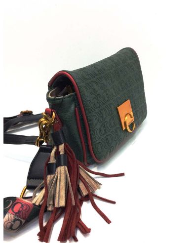 Bolso Bandolera Caramelo Preciosa Verde y Rojo