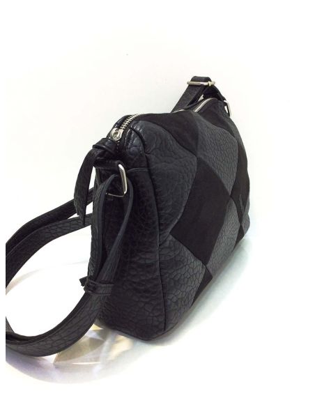 Bolso Bandolera Mujer Caminatta Aries | Marrón y Negro
