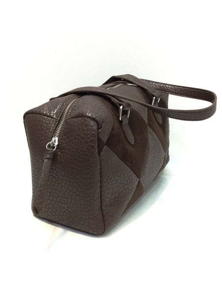 Bolso Bowling Mujer Caminatta Aries | Marrón y Negro