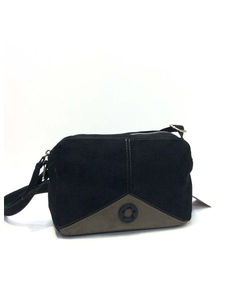 Bolso Bandolera Mujer Caminatta Tauro Bicolor | Piel Vuelta