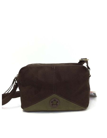 Bolso Bandolera Mujer Caminatta Tauro Bicolor | Piel Vuelta
