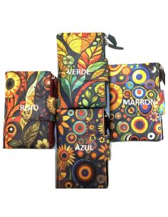 Cartera mujer piel artesanal con RFID | Belmonte Piel