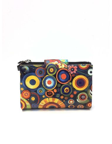 Cartera pequeña mujer piel artesanal con RFID | C&L