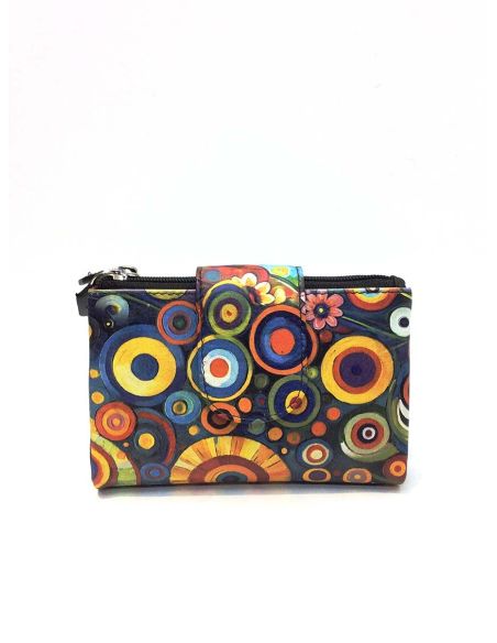 Cartera pequeña mujer piel artesanal con RFID | C&L