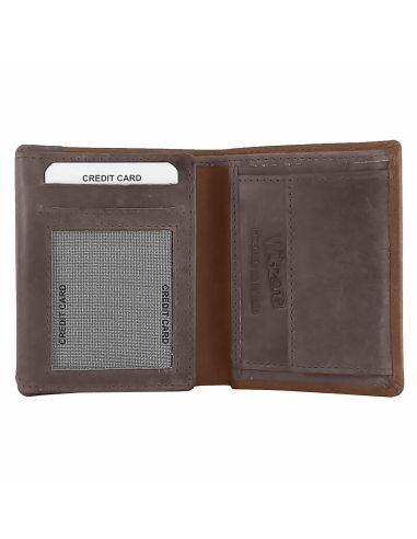Cartera hombre juvenil piel con monedero y RFID | Wilzone