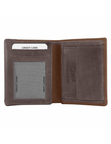 Cartera hombre juvenil piel con monedero y RFID | Wilzone