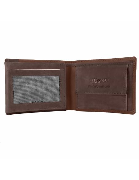 Billetera americana hombre piel con monedero | Wilzone