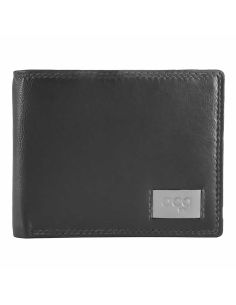 Mini americana hombre con monedero Piel negro ACQ Aura