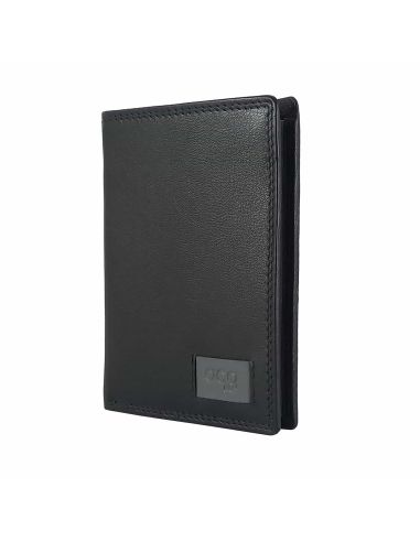 Cartera hombre Piel negra ACQ Aura