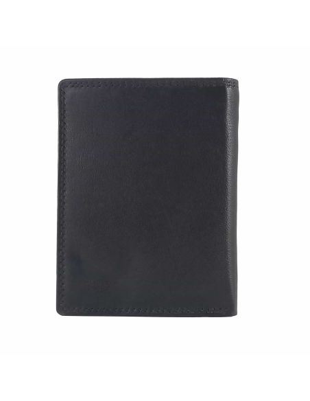 Cartera hombre Piel negra ACQ Aura
