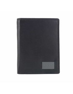 Cartera hombre con monedero Piel negro ACQ Aura