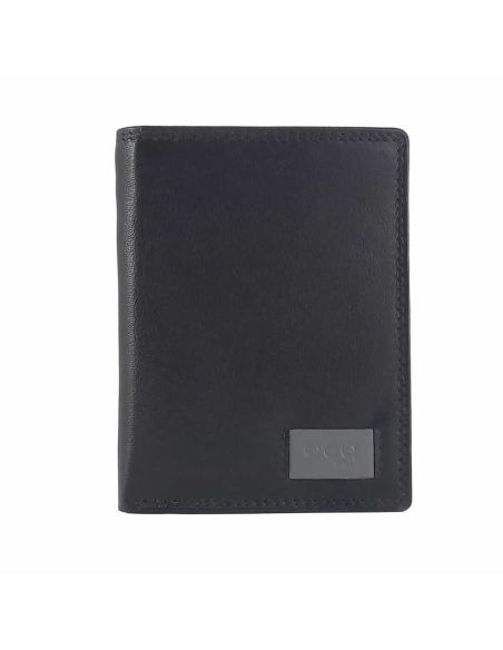 Cartera hombre con monedero Piel negro ACQ Aura