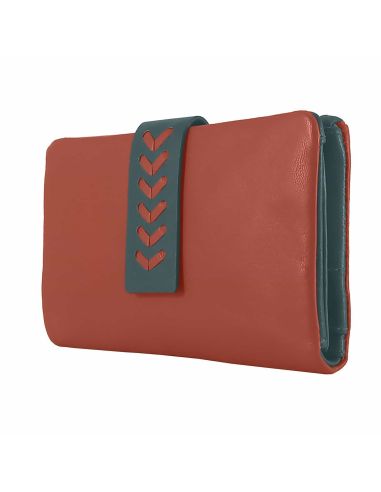 Billetera mujer grande piel ACQ Garden