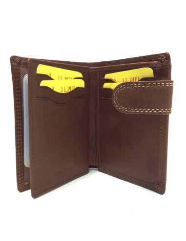 Cartera con monedero exterior hombre piel Cuero JL Natur