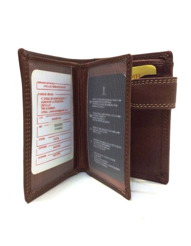 Cartera con monedero exterior hombre piel Cuero JL Natur