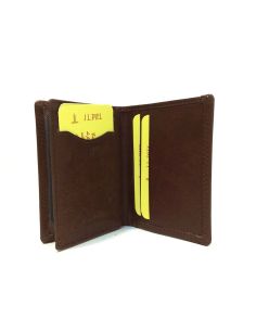 Mini cartera hombre piel Cuero JL Natur 2