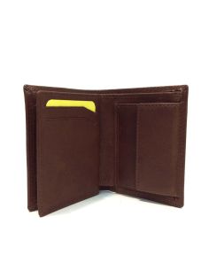 Mini cartera con monedero hombre piel Cuero JL Natur 2