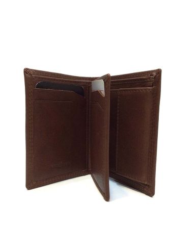 Mini cartera con monedero hombre piel Cuero JL Natur