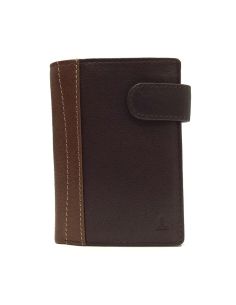 Billetero con monedero hombre piel Marron JL Sand