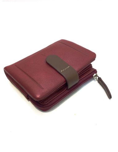 Billetero Piel Mujer Rojo pequeño JL Yanira
