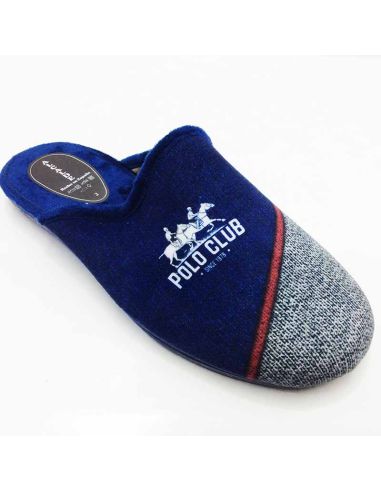 Zapatillas casa hombre originales Polo Club Azules