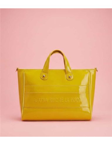 Bolso shopper charol vivos contraste Agatha Ruiz de la Prada