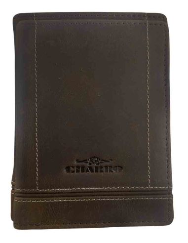 Billetera de Piel Marrón para hombre Charro California