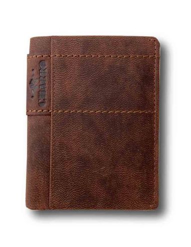 Billetera de Piel para hombre Marron Charro Los Angeles