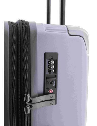 Maleta gladiator Luma Lite Mediana Gris metalizado