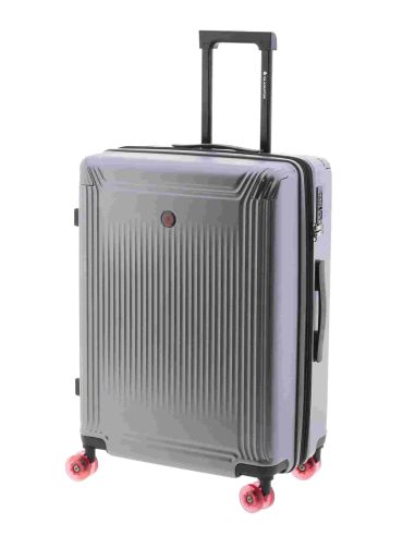 Maleta gladiator Luma Lite Mediana Gris metalizado