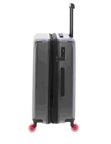 Maleta gladiator Luma Lite Mediana Gris metalizado