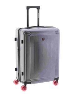 Maleta gladiator Luma Lite Mediana Gris metalizado