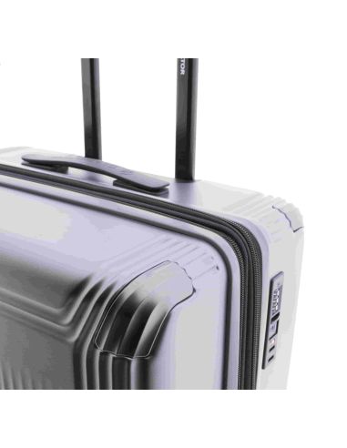 Maleta gladiator Luma Lite Grande Gris metalizado