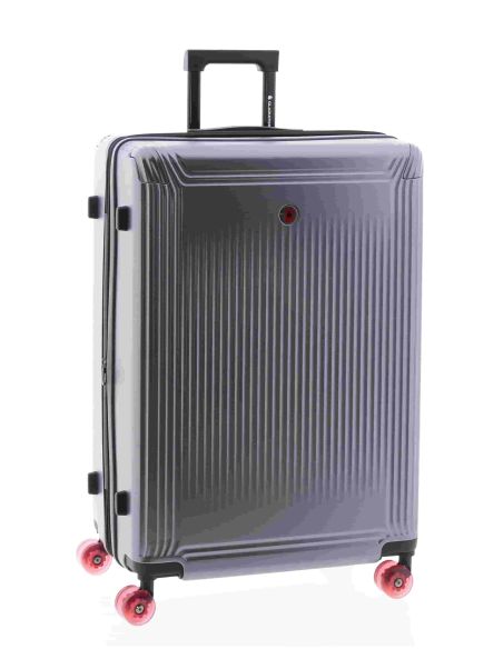 Maleta gladiator Luma Lite Grande Gris metalizado
