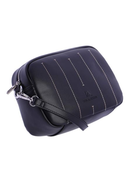Bolso bandolera Don Algodon Clavelina en Negro