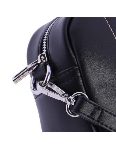 Bolso bandolera Don Algodon Clavelina en Negro