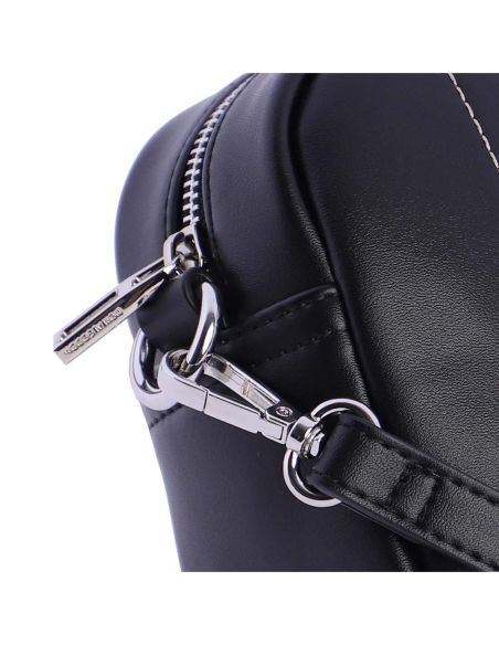 Bolso bandolera Don Algodon Clavelina en Negro