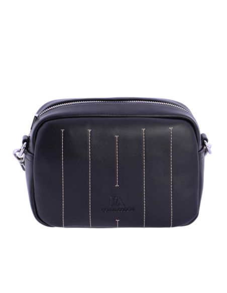 Bolso bandolera Don Algodon Clavelina en Negro