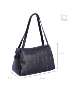 Bolso de hombro Don Algodon Celosia negro 2