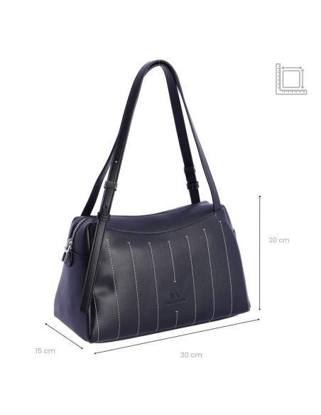 Bolso de hombro Don Algodon Celosia negro