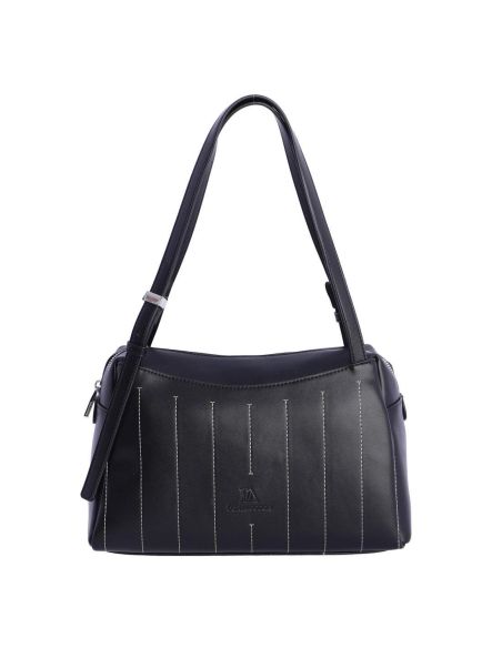 Bolso de hombro Don Algodon Celosia negro