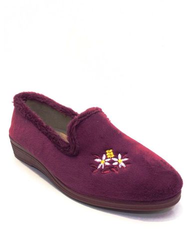 Zapatillas casa mujer cerradas con cuña