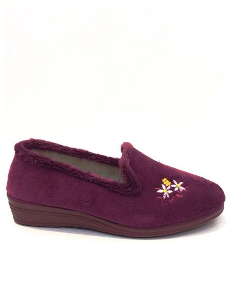 Zapatillas casa mujer cerradas con cuña