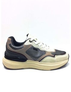 Deportivas mujer vestir de color Gris combinado 2