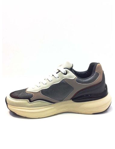 Deportivas mujer vestir de color Gris combinado