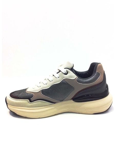 Deportivas mujer vestir de color Gris combinado